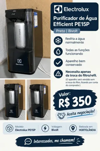 Purificador de água Efficient PE15P