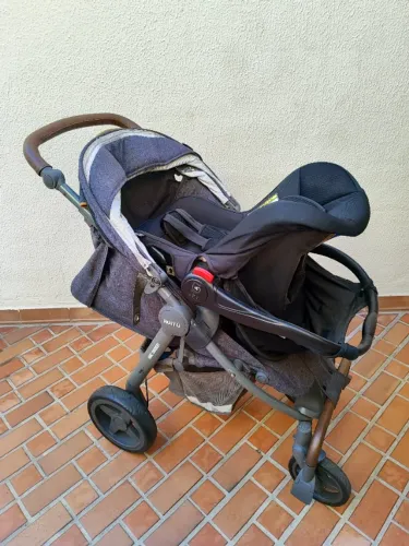 Carrinho de bebê + Bebê conforto Risus - ABC Desing Avito