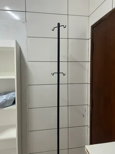 Suporte de Soro Hospitalar / Clínico Fixo (Sem Rodinhas) - Ótimo Estado