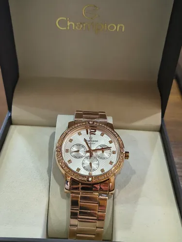 Relógio feminino rosê 15 meses de garantia novo original 