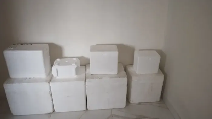 Caixa de isopor