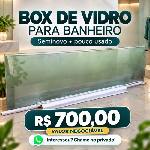 Box de vidro para banheiro