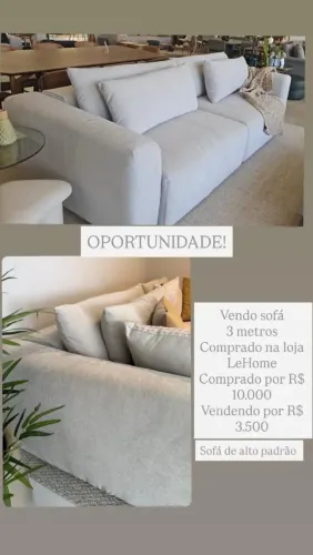 Sofá retrátil semi novo 