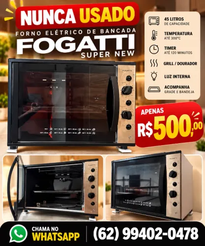 Forno elétrico de bancada Fogatti