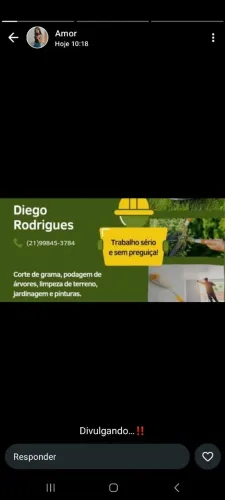 Pinturas, jardinagem, entre outros...