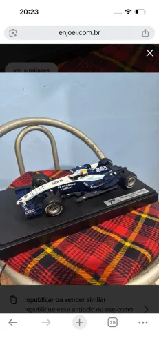 miniatura f1 williams-toyota fw29 #16 nico rosberg h.wheels (usado)