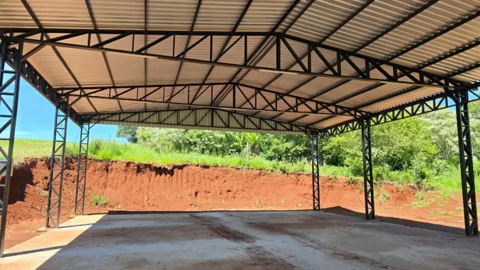 Pavilao galpão estrutura metálica 