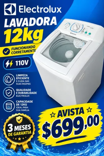 Lavadora Electrolux 12kg 