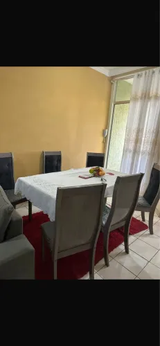 Mesa 5 lugares de vidro