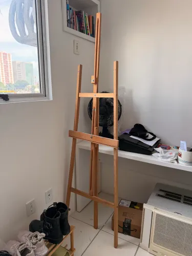 Cavalete pintura madeira usado