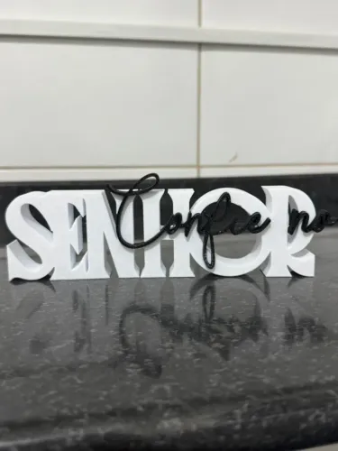 Placas e objetos em impressão 3D