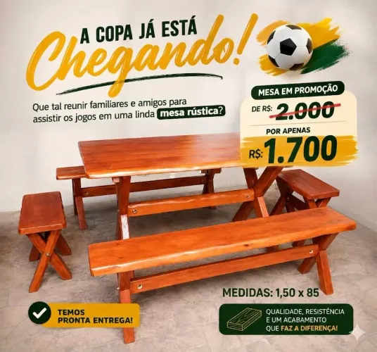 Lindas Mesas Rústicas 