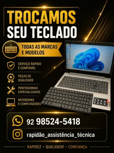 Teclado Notebook Compatível Diversos Modelos | Peças e Instalação