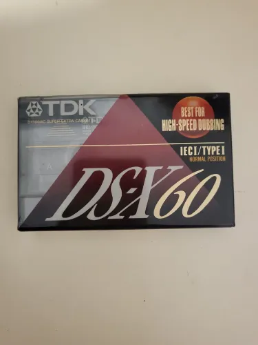 Fita k7 TDK - DSX 60 - lacrada