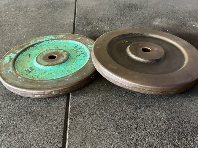 ANILHAS DE FERRO DE 25kg