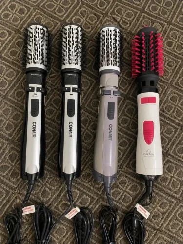Lote com 4 Escovas Rotatórias Conair (Polishop) e Gama Italy 220V - Para Peças