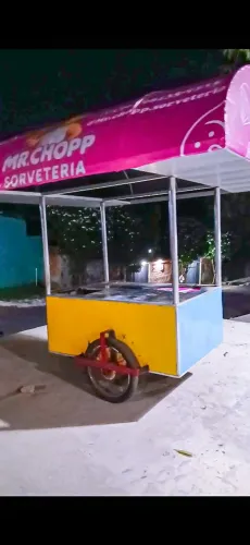 Carrinho de lanche completo 