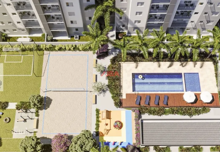 Apartamento à venda em Hortolândia-SP: 1 quarto, 1 suíte, 1 sala, 2 banheiros, 2 vagas de