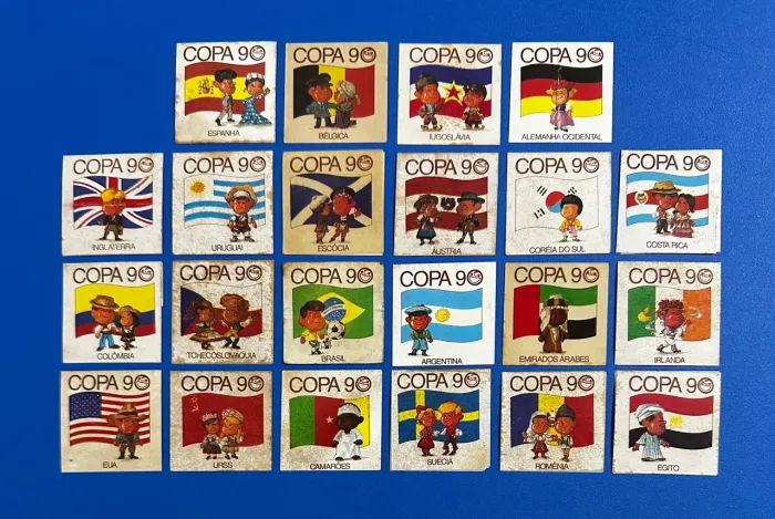 Tazos e Figurinhas Copa 90 Elma Chips Original 1990