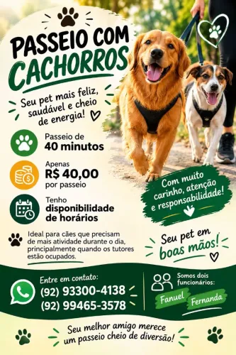 Passeador de Cães em Manaus