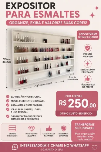 Expositor para esmalte 
