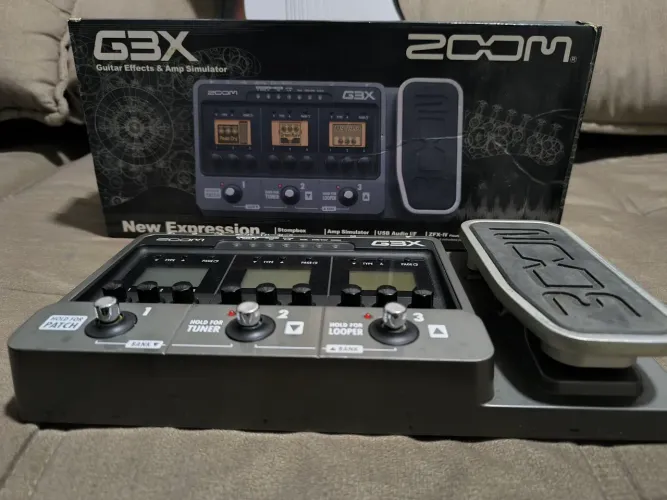 Pedaleira Zoom g3x 