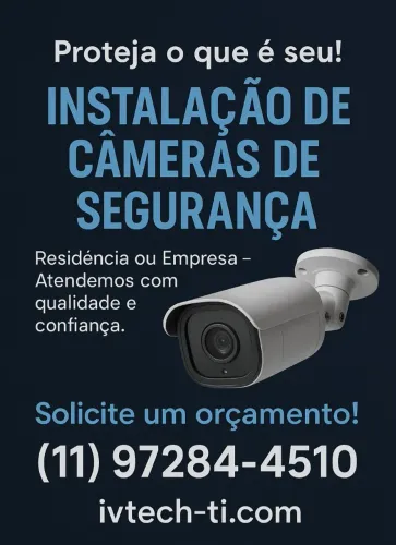 Câmeras de Segurança Intelbras Técnico