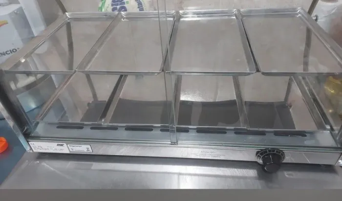 Estufa de salgado, 2 andares, 10 bandejas