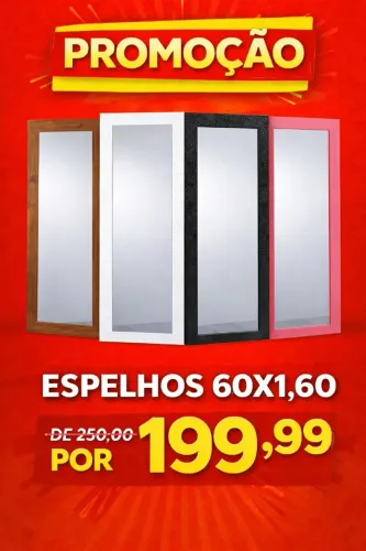 ESPELHO GRANDE COM MOLDURA