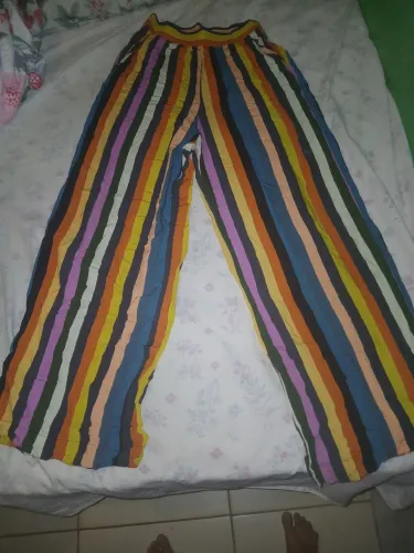 Calça listrada colorida dress 70 reais 