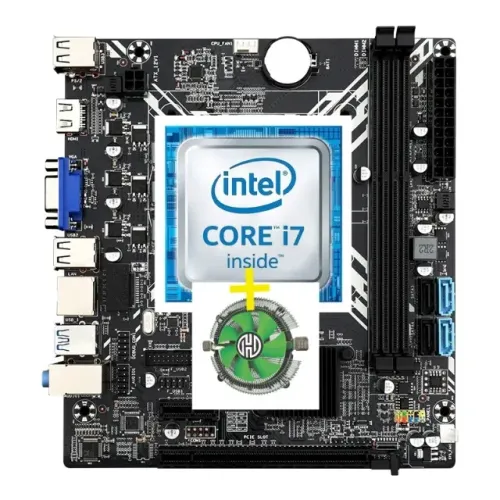 Kit Pc Gamer I7 4770 (E3 1230V3) 4 Geração+H81+Cooler Novo