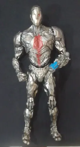 Boneco Cyborg McFarlane Dc Liga da justiça