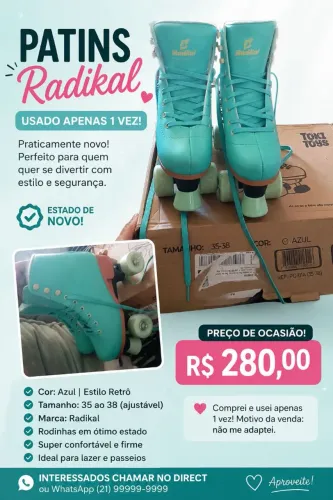 Patins 4 rodas