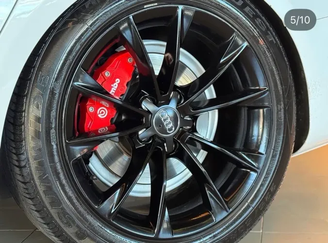 Rodas aro 18 5x112 audi a5 com pneus