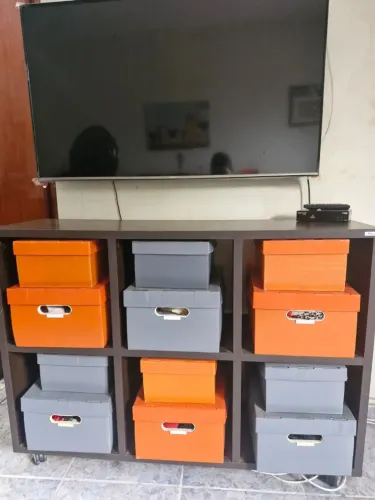 Estante Organizadora 6 Nichos com Rodízios - prática e versátil! ?