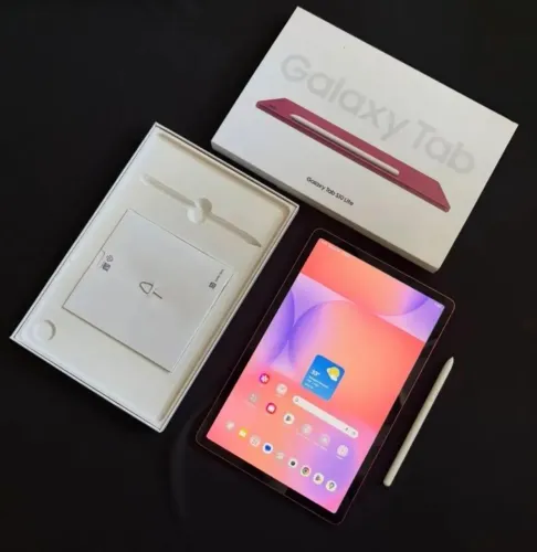 SAMSUNG GALAXY TABLET S10 LITE RED NA CAIXA COM NOTA FISCAL 