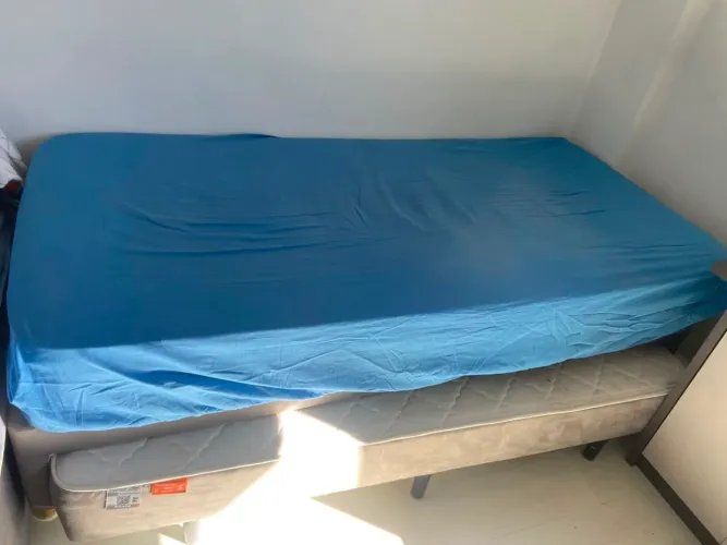 Cama Box Solteiro e Cama Auxilixar