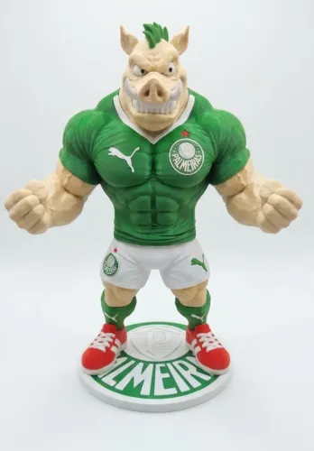 Mascote Do Palmeiras Com Escudo(26cm)