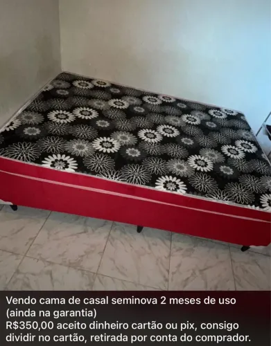 Cama semi nova 