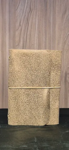 Leather journal de couro legítimo