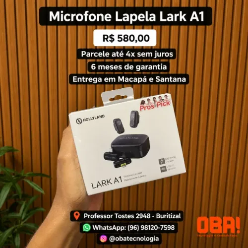 Microfone de Lapela LARK A1