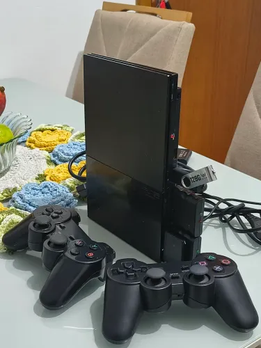 Ps2, Play Station 2 com 60 jogos desbloqueados