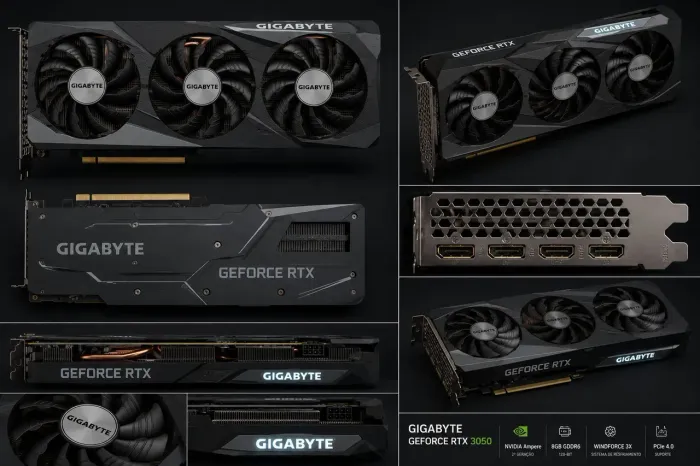 VENDO PLACA DE VÍDEO RTX 3050 8GB DA GIGABYTE