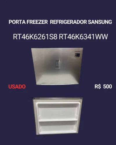 Porta de Freezer Geladeira Sansung Rt46k6261s8 Rt46k6341ww