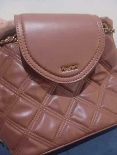 Bolsa tipo mochila Santa Lolla marrom