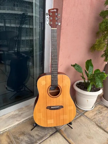  Violão Tonante Coral 41'' com Afinador + Pedestal + Bag
