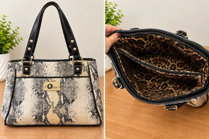 Bolsa couro legítimo