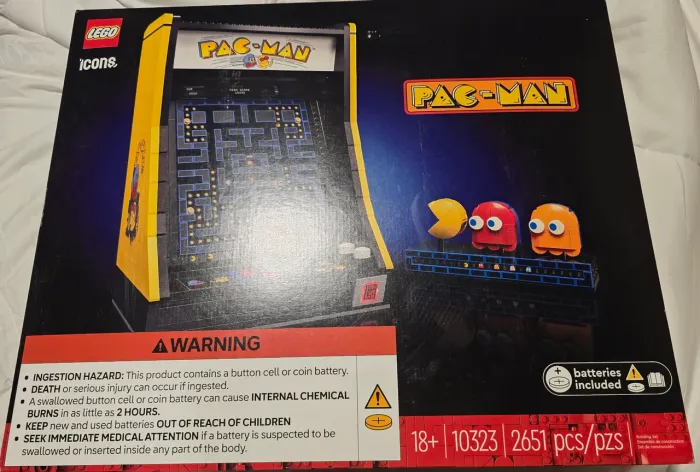 Lego Icons 10323 - Máquina de Jogos Pac-Man 2651pcs
