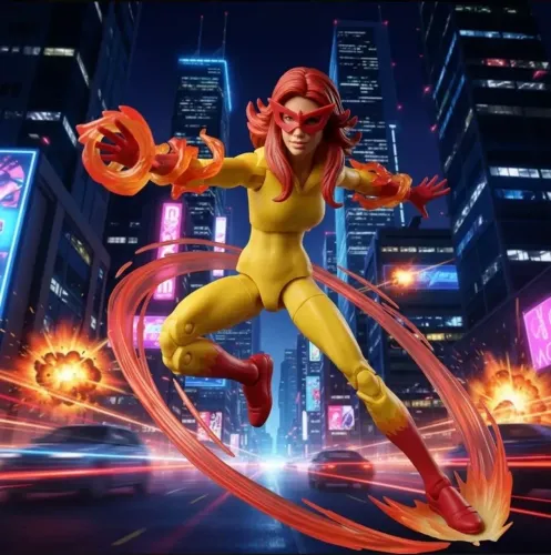Marvel Legends Starfire Estrela de Fogo