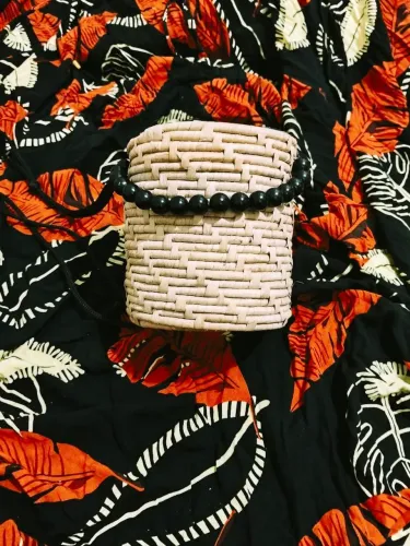 Kit 4 Bolsas de Palha de Praia